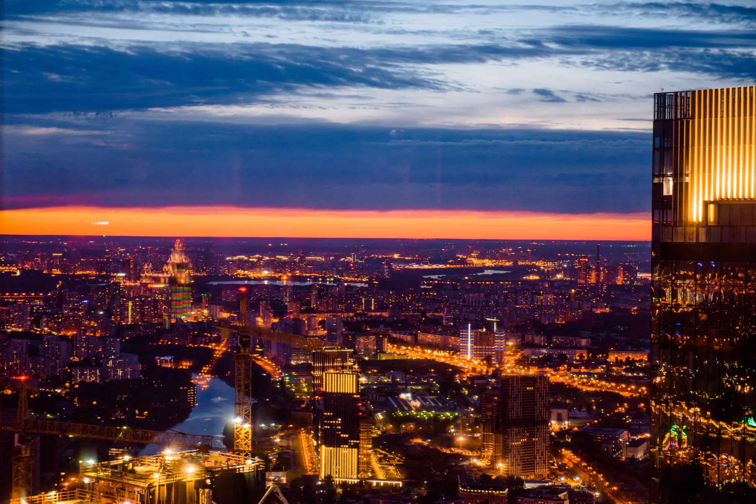 вид на москву